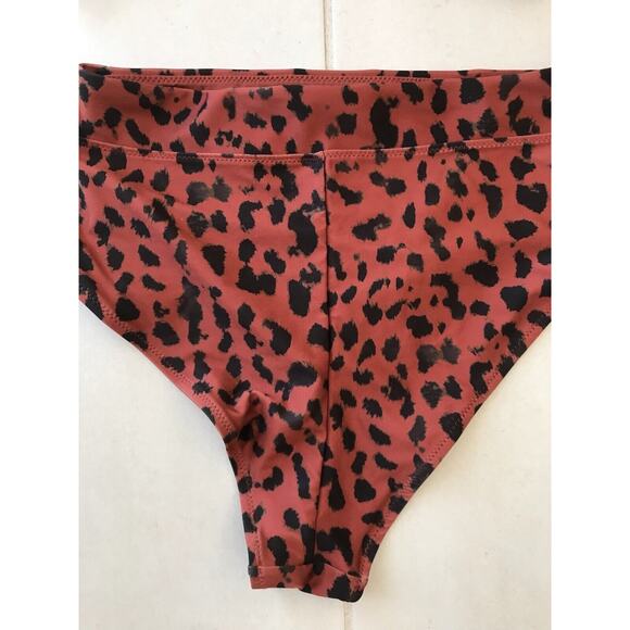 H&M Bikini Set Multicolor Animal Print Swimwear FLAWS - Picture 8 of 10